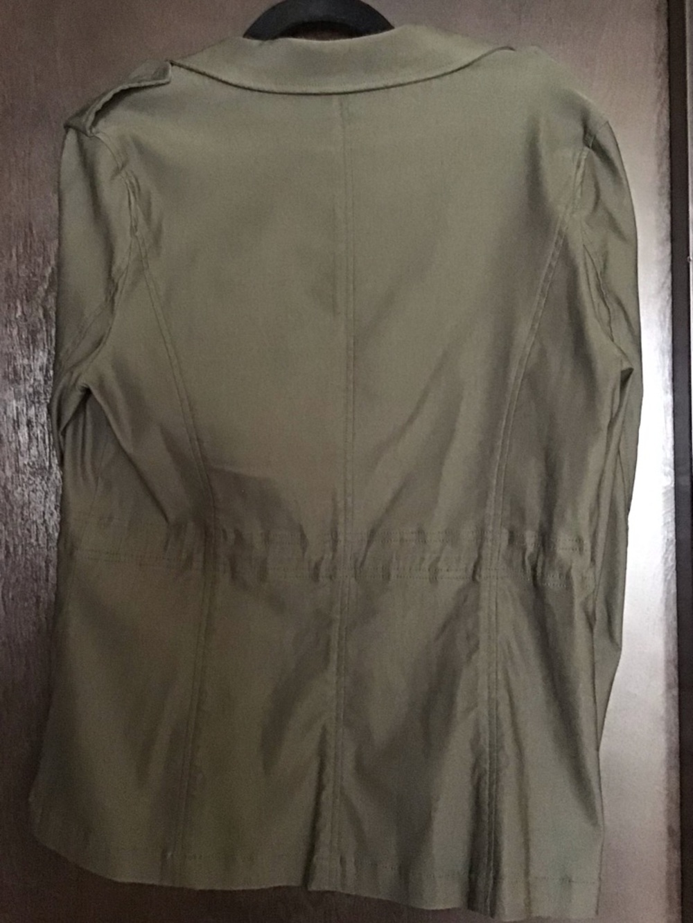 Society Olive Utility Jacket with Zip Pockets - Picture 2 of 6